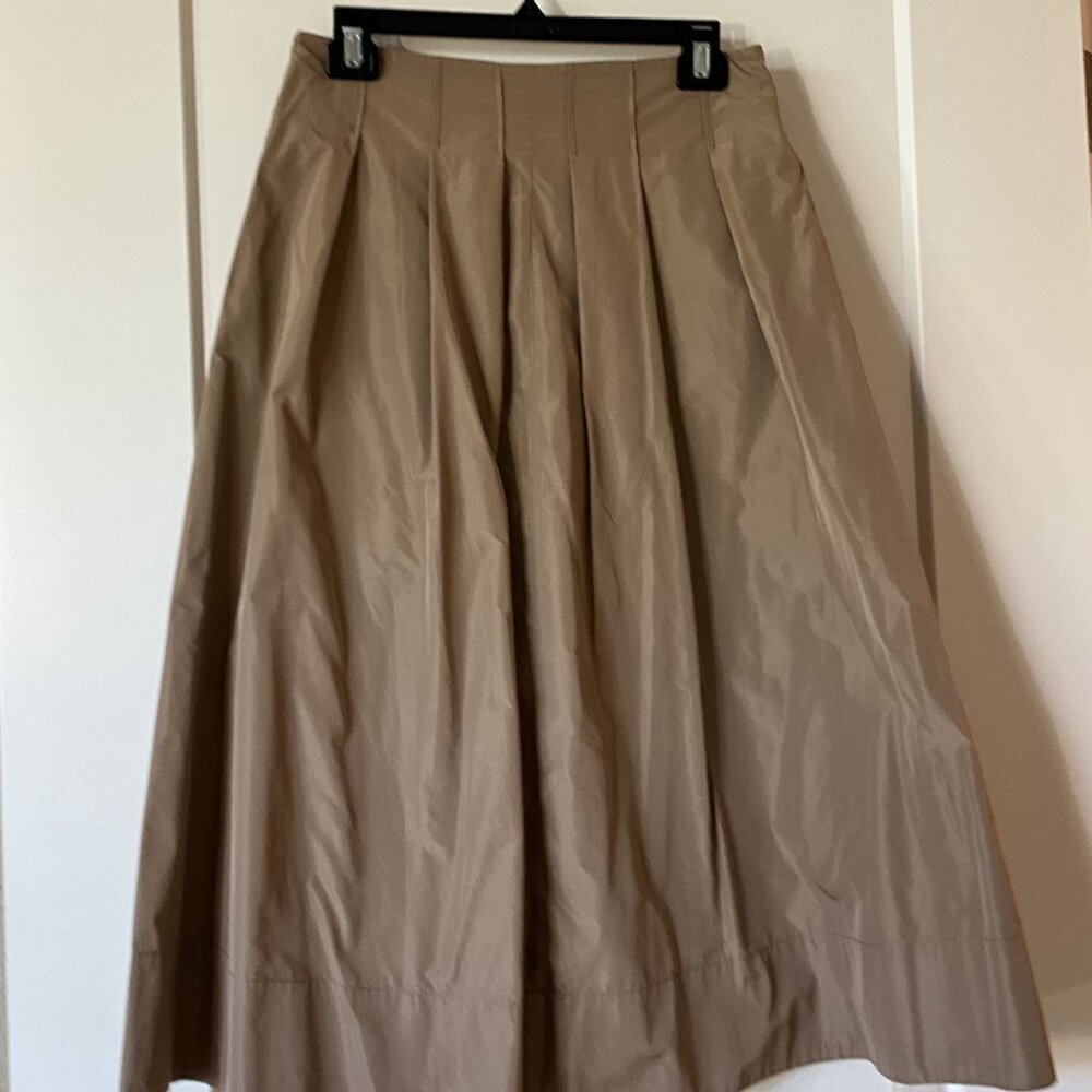 Peserico Taupe Midi Skirt - Picture 3 of 5